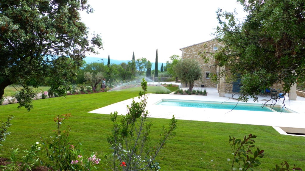 vue d'ensemble jardin Gordes